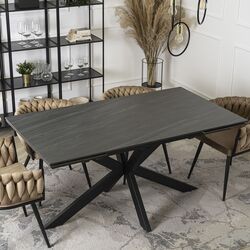 Masa extensibila Mebel Elite Bruno 78x160/240 (Black)