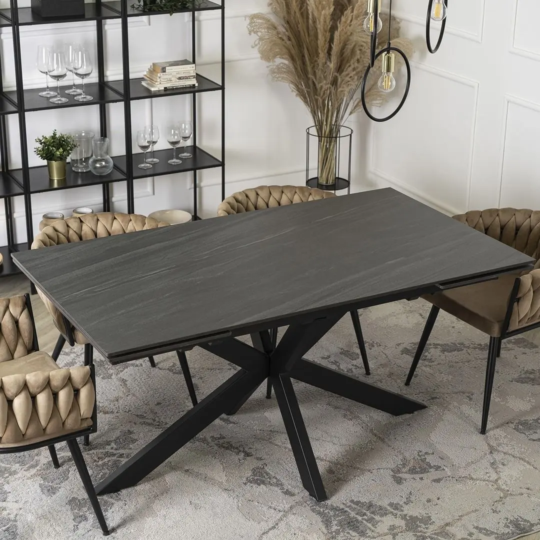 Masa extensibila Mebel Elite Bruno 78x160/240 (Black)