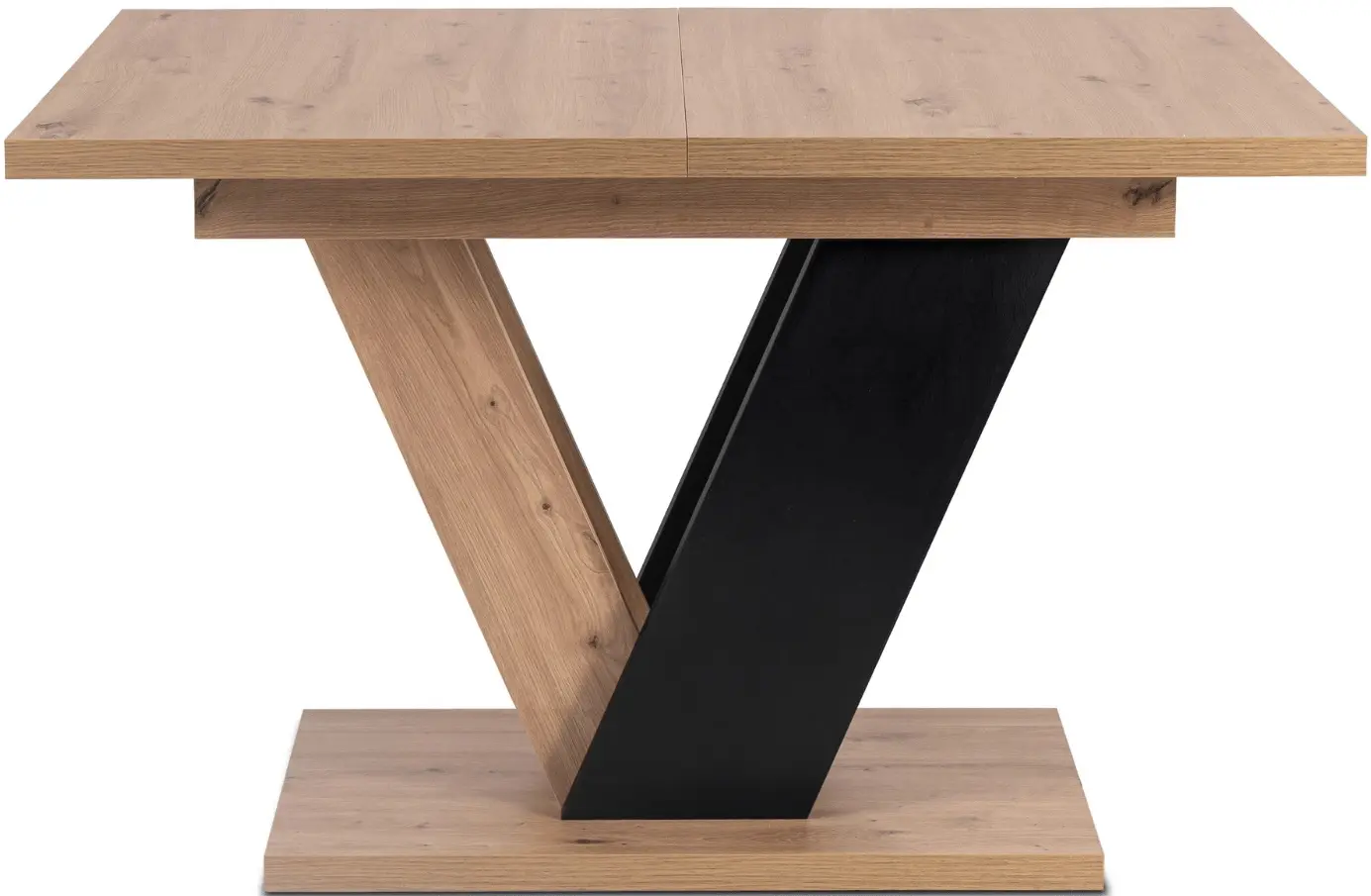 Стол раскладной Mebel Elite Clark 120/160 (Artisan Oak/Black) - 2