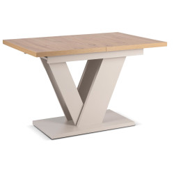 Стол раскладной Mebel Elite Clark 120-160 (Artisan Oak/Cashmere) Thumb