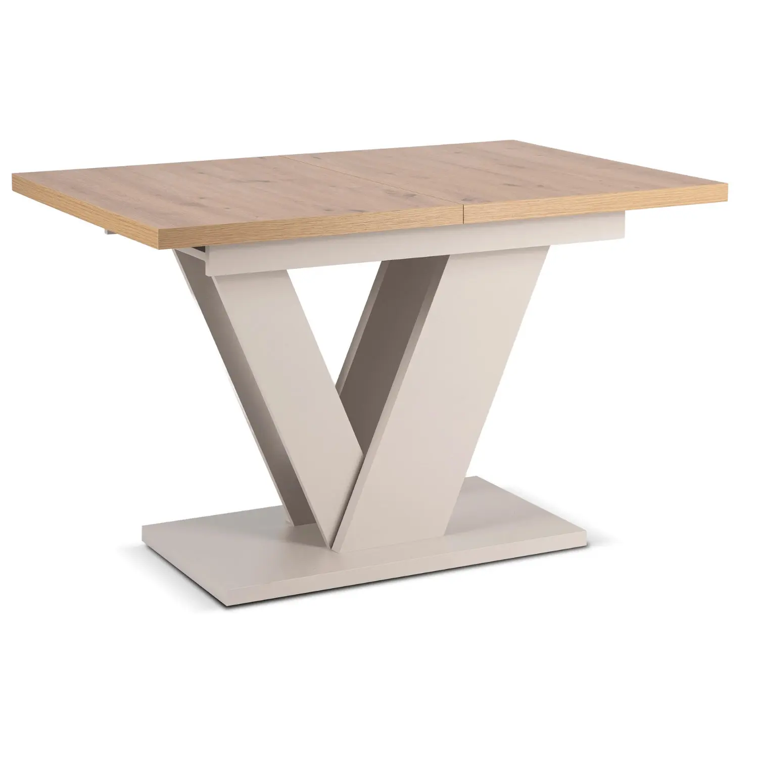 Стол раскладной Mebel Elite Clark 120-160 (Artisan Oak/Cashmere) - 2