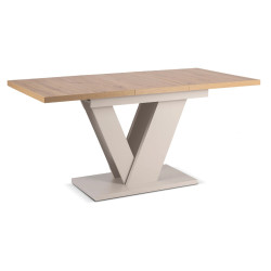 Стол раскладной Mebel Elite Clark 120-160 (Artisan Oak/Cashmere) Thumb