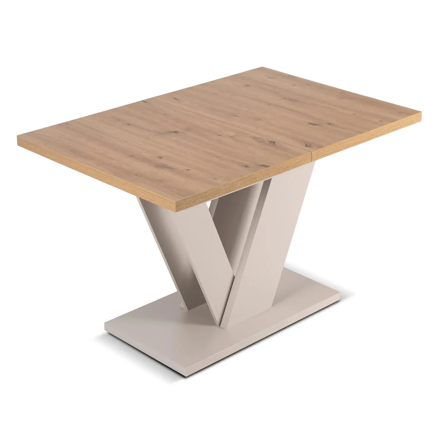 Стол раскладной Mebel Elite Clark 120-160 (Artisan Oak/Cashmere) - 6