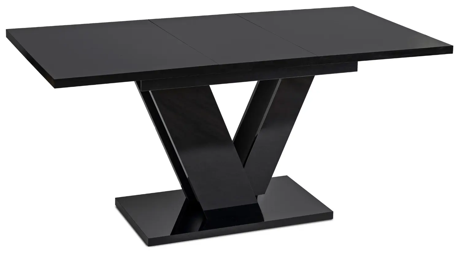 Masa extensibila Mebel Elite Clark 120/160 (Black Gloss) - 3