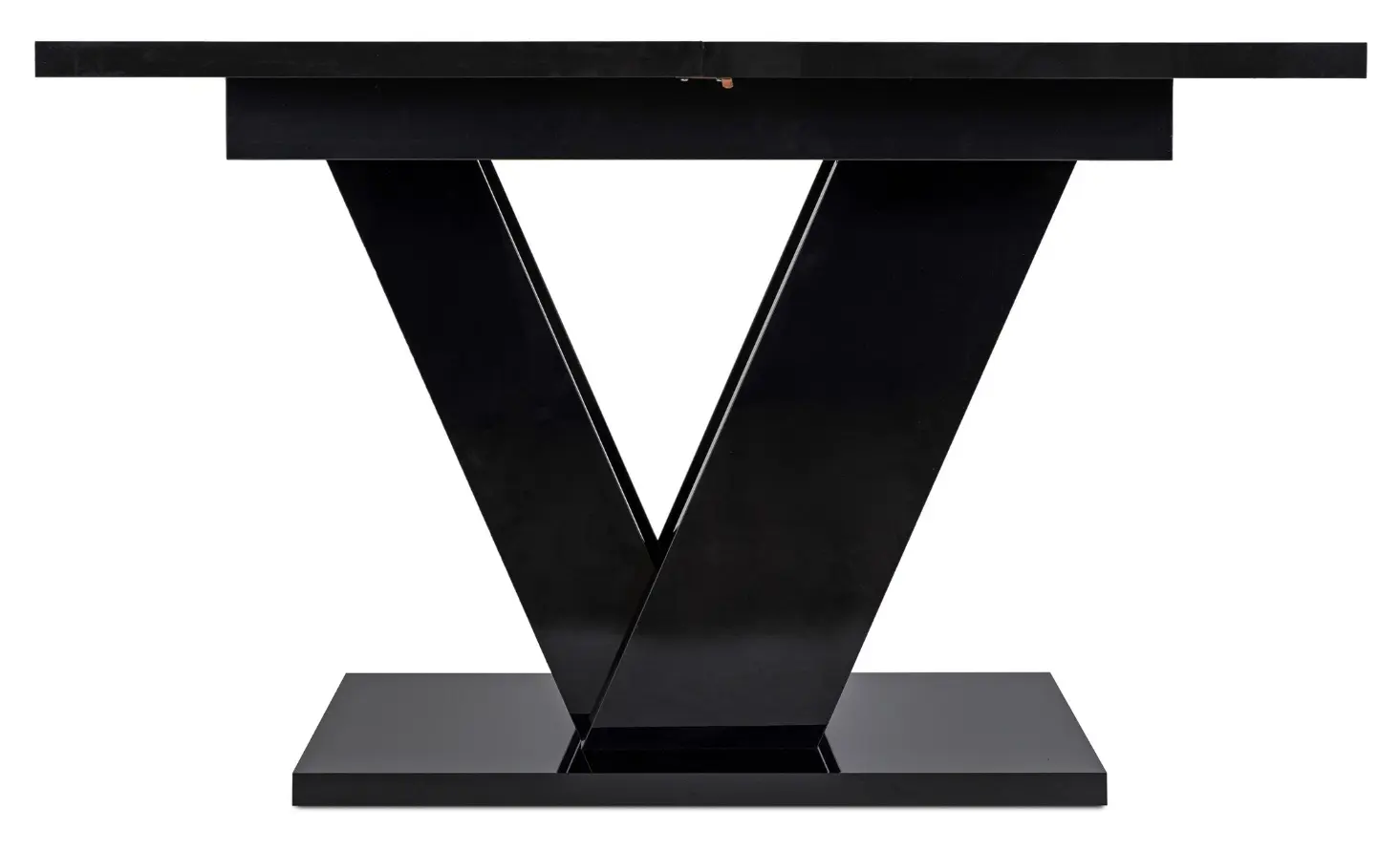 Masa extensibila Mebel Elite Clark 120/160 (Black Gloss) - 5