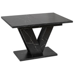 Masa extensibila Mebel Elite Clark 120/160 (Black Marble) Thumb
