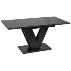Masa extensibila Mebel Elite Clark 120/160 (Black Marble) Thumb