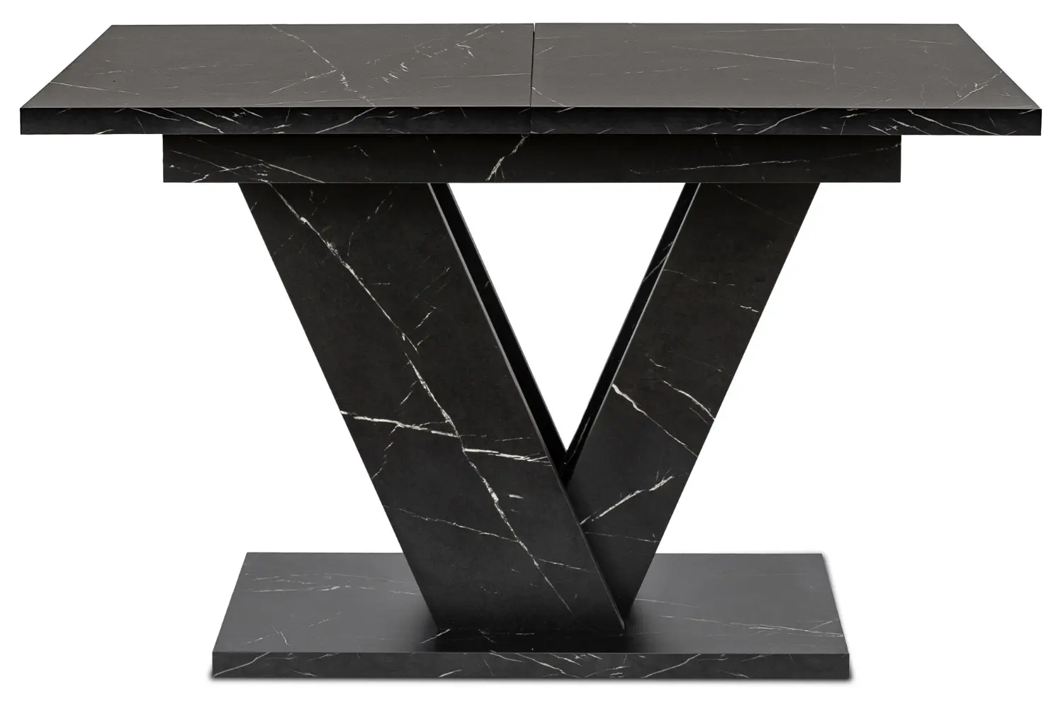 Masa extensibila Mebel Elite Clark 120/160 (Black Marble)