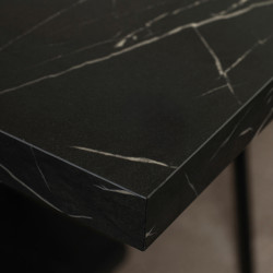 Masa extensibila Mebel Elite Clark 120/160 (Black Marble) Thumb