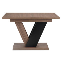 Стол раскладной Mebel Elite Clark 120-160 (Walnut/Black) Thumb