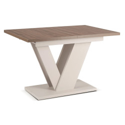 Стол раскладной Mebel Elite Clark 120-160 (Walnut/Cashmere) Thumb