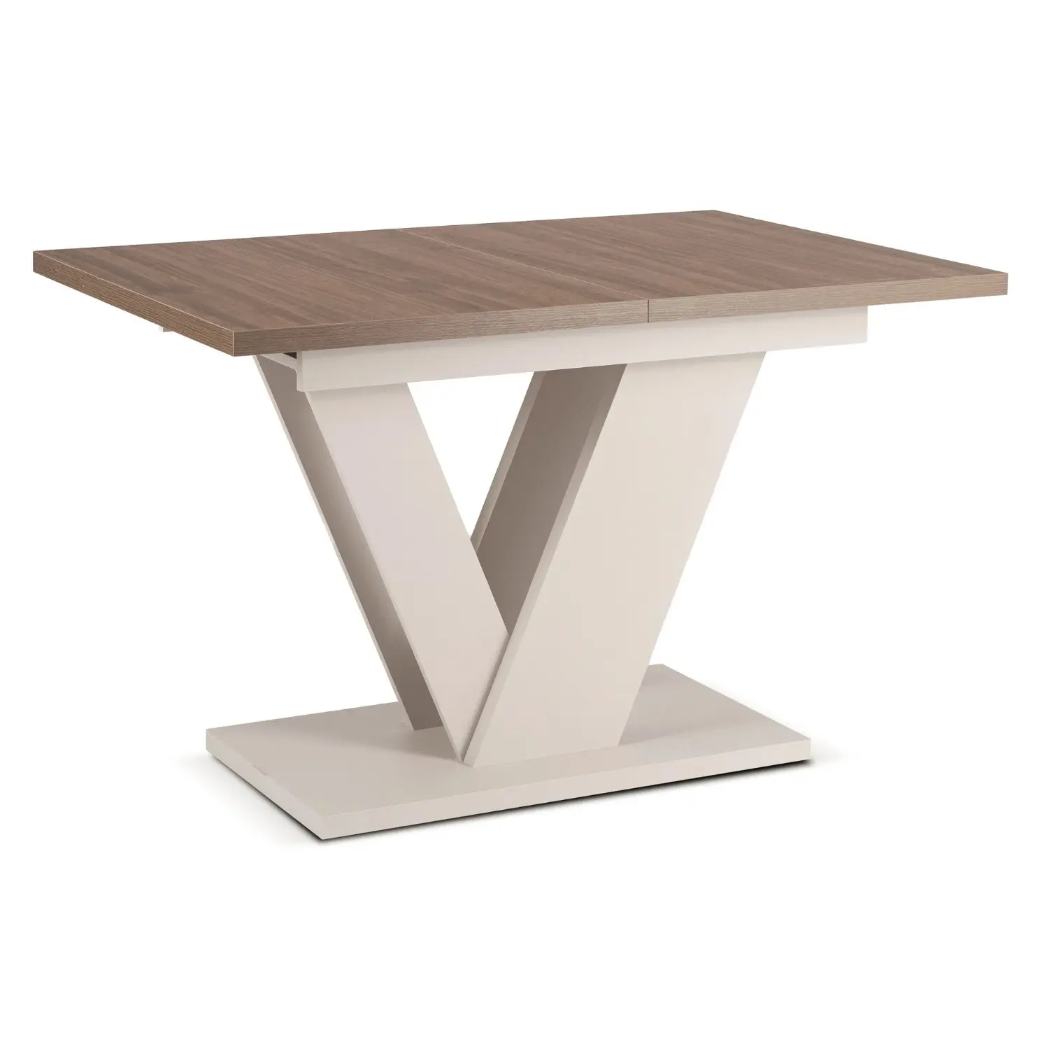 Стол раскладной Mebel Elite Clark 120-160 (Walnut/Cashmere) - 2