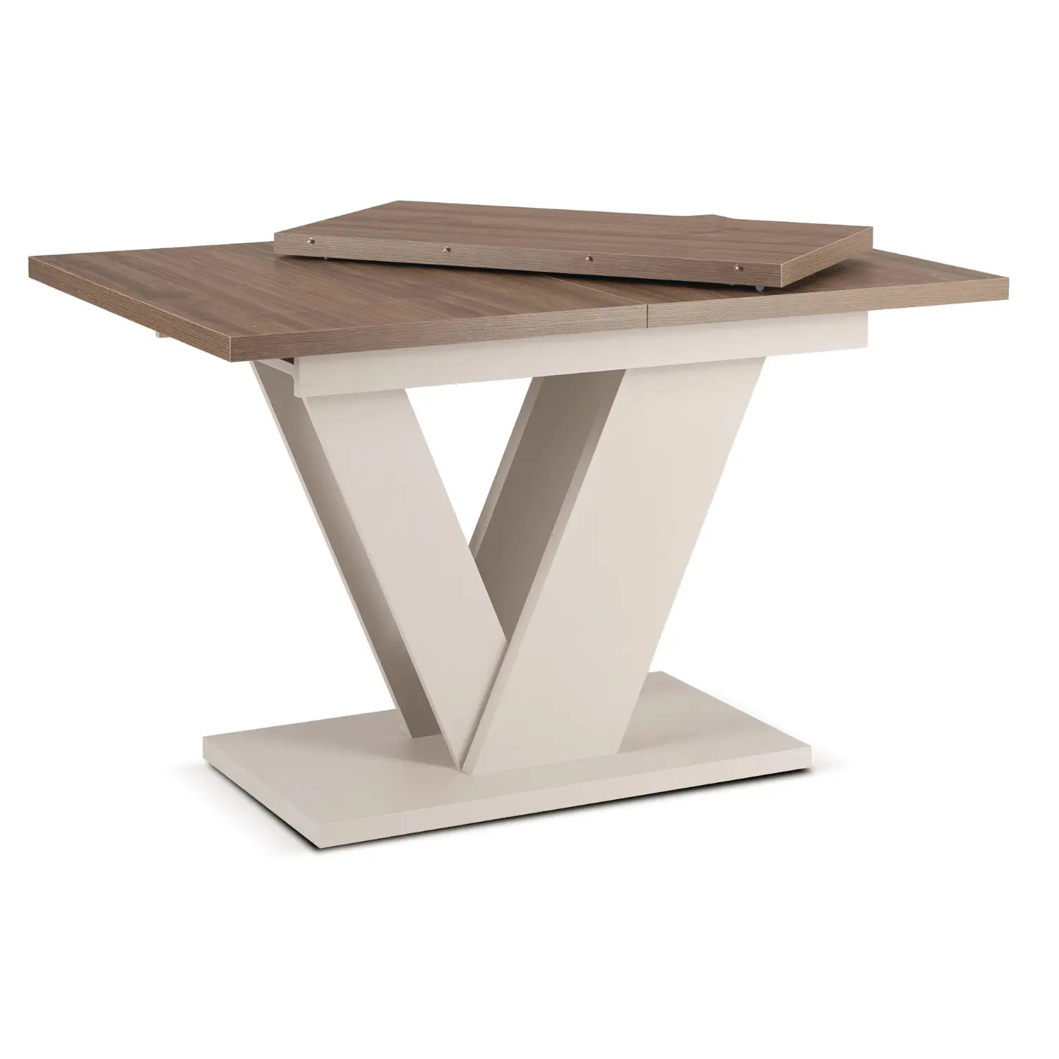 Стол раскладной Mebel Elite Clark 120-160 (Walnut/Cashmere) - 3