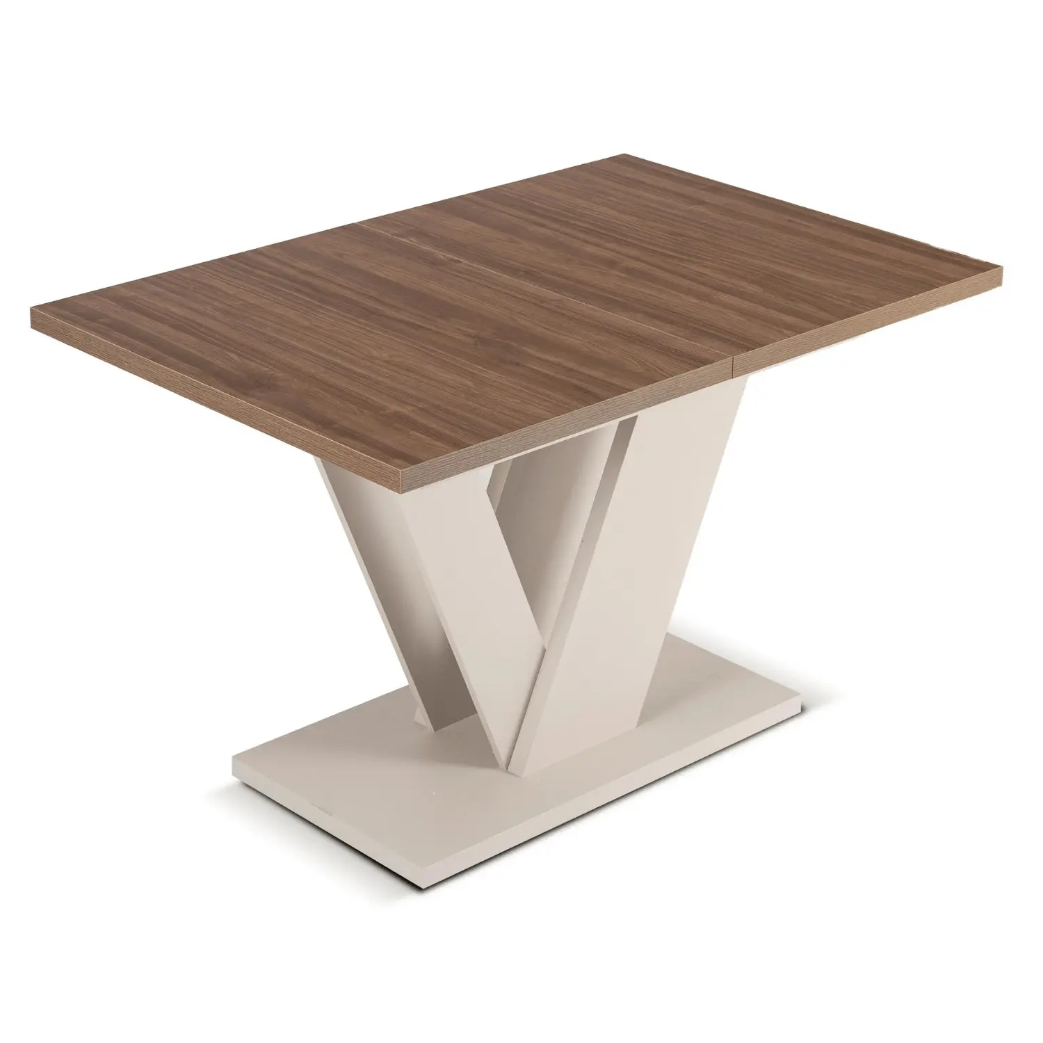 Стол раскладной Mebel Elite Clark 120-160 (Walnut/Cashmere) - 5
