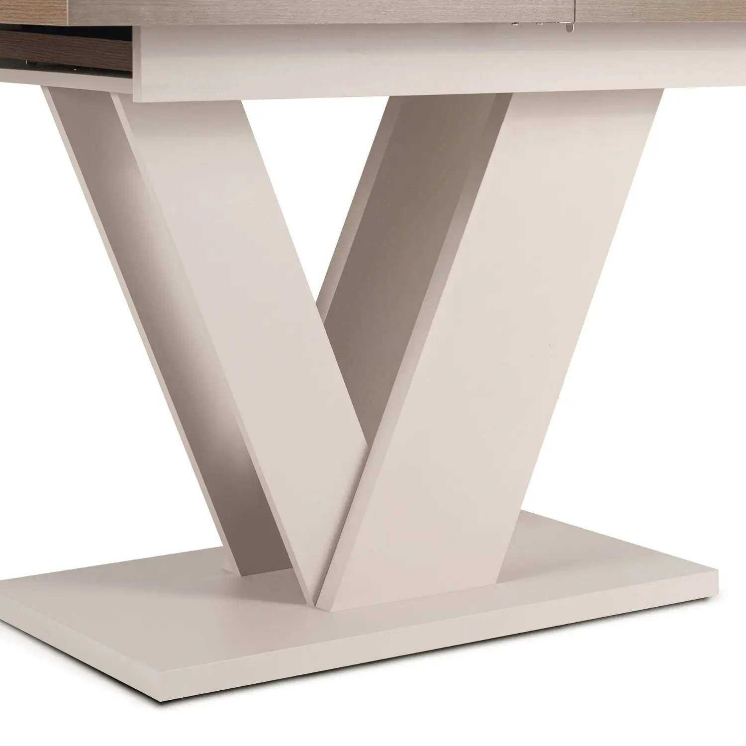Стол раскладной Mebel Elite Clark 120-160 (Walnut/Cashmere) - 8