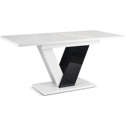 Стол раскладной Mebel Elite Clark 120/160 (White/Black) Thumb