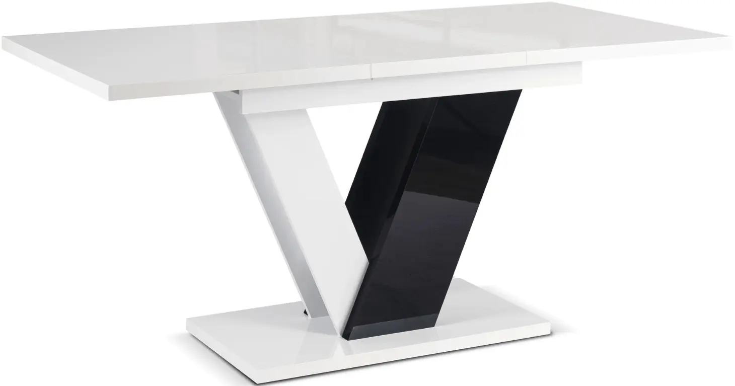 Стол раскладной Mebel Elite Clark 120/160 (White/Black) - 4