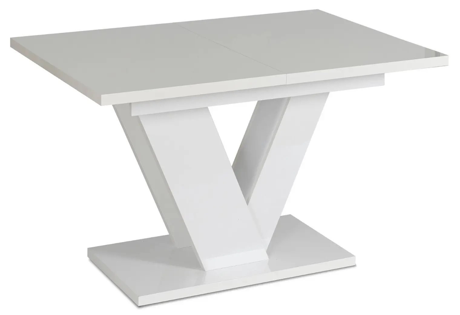 Masa extensibila Mebel Elite Clark 120/160 (White gloss)