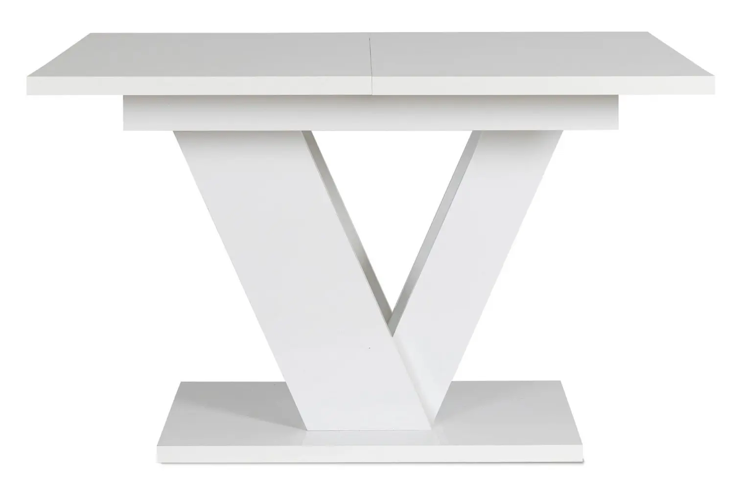 Masa extensibila Mebel Elite Clark 120/160 (White gloss)