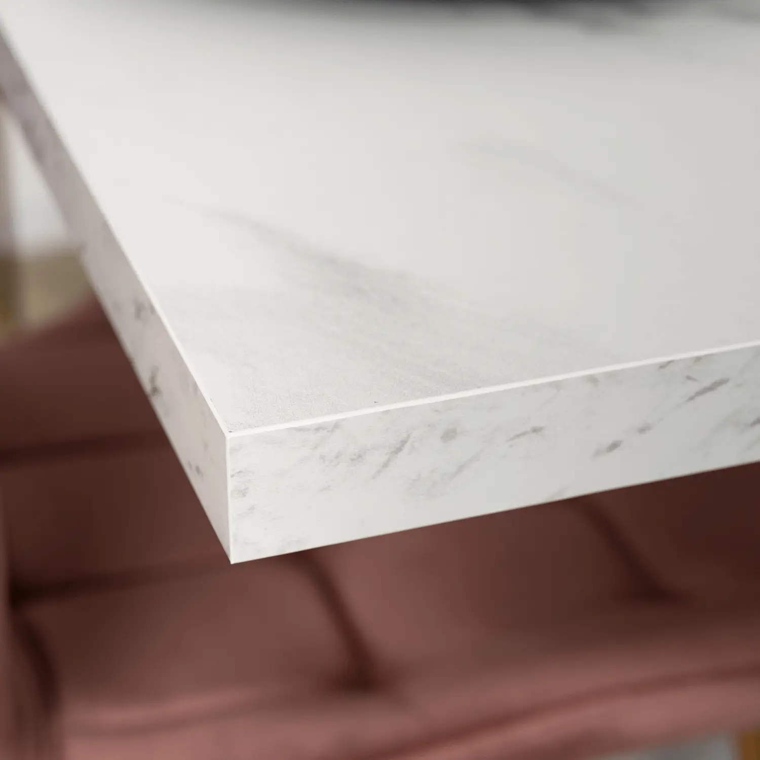 Стол раскладной Mebel Elite Clark 120/160 (White Marble)