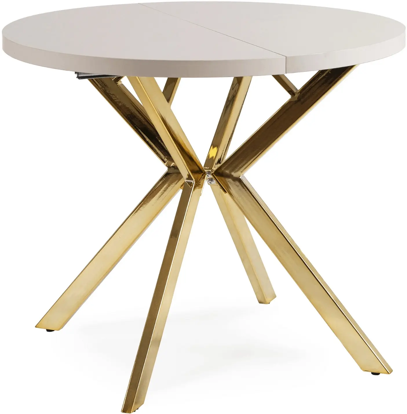 Стол раскладной Mebel Elite Dorian 80/160 (Cashmere/Gold) - 2