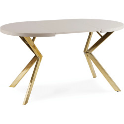 Стол раскладной Mebel Elite Dorian 80/160 (Cashmere/Gold) Thumb