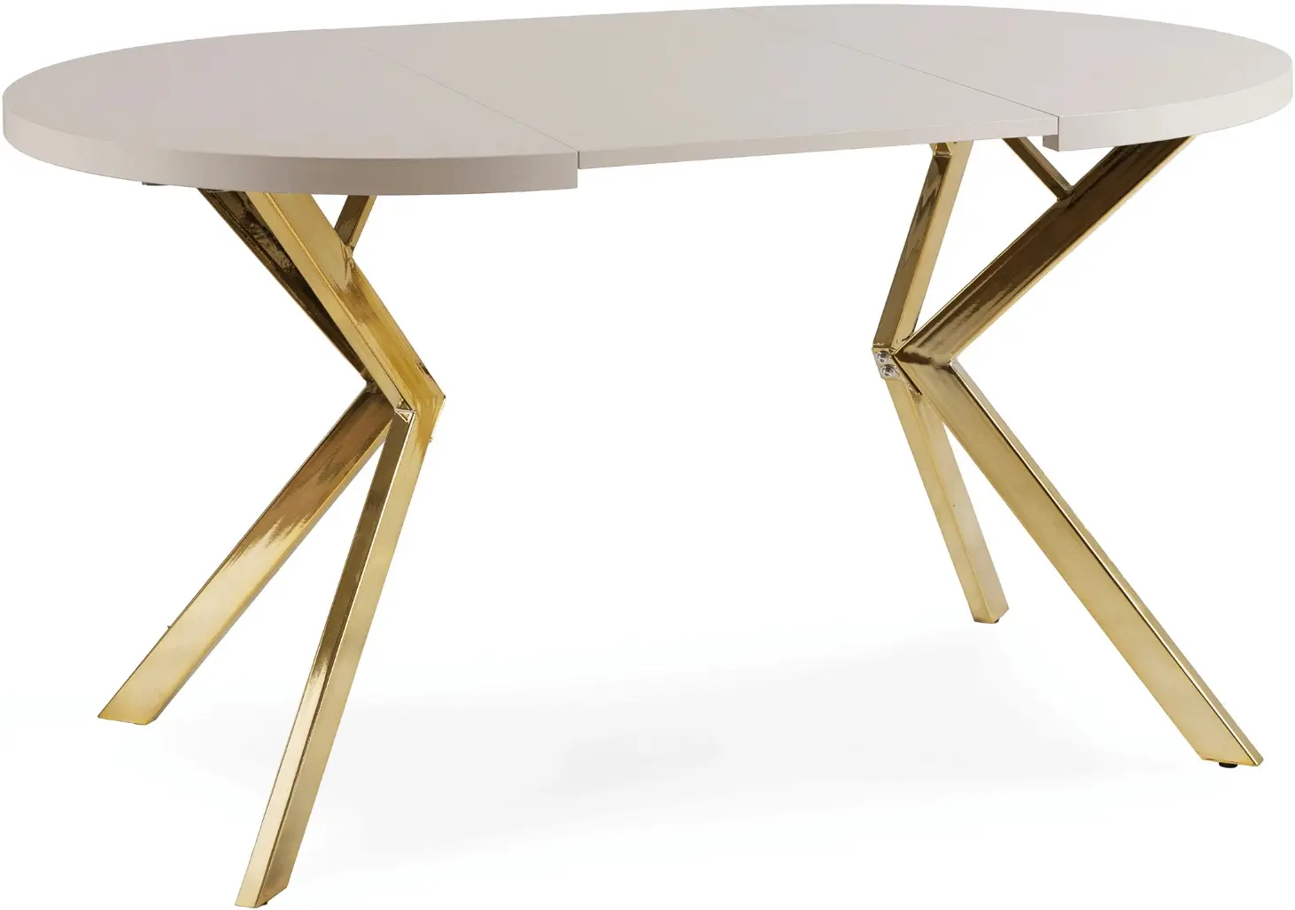 Стол раскладной Mebel Elite Dorian 80/160 (Cashmere/Gold) - 4