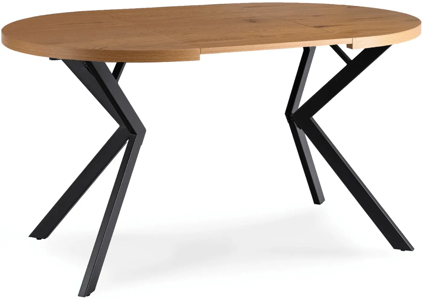 Стол раскладной Mebel Elite Dorian 80/160 (Golden Oak/Black) - 4