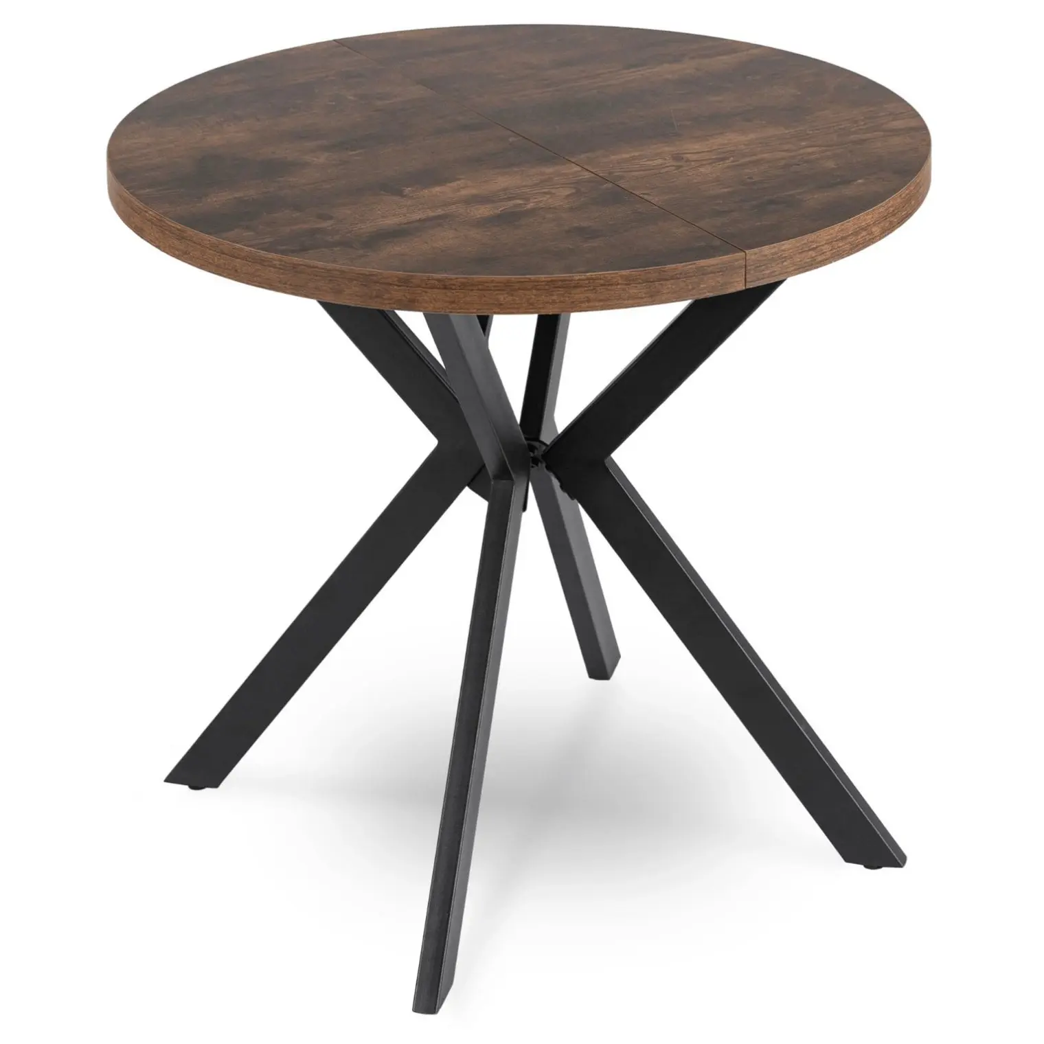 Стол раскладной Mebel Elite Dorian 80-160 (Rustic Oak/Black) - 2