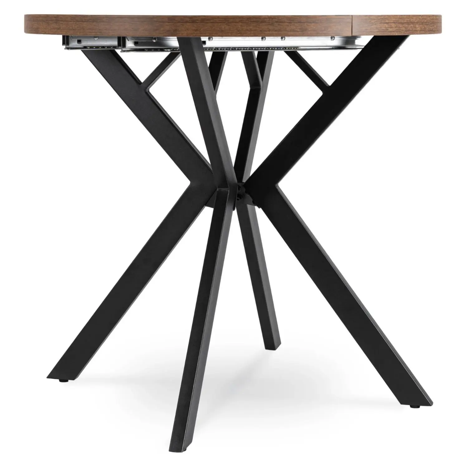 Стол раскладной Mebel Elite Dorian 80-160 (Rustic Oak/Black) - 3