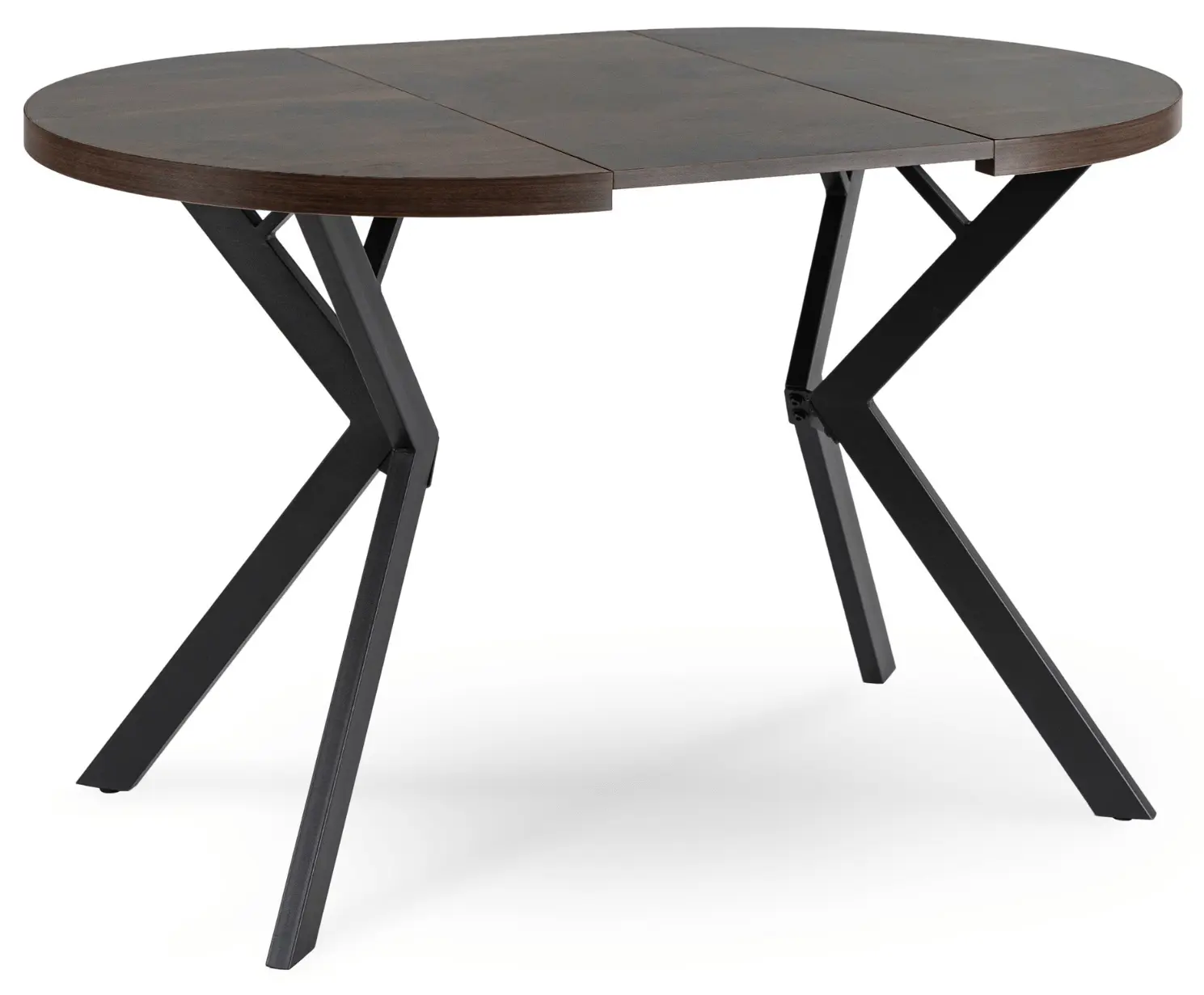 Стол раскладной Mebel Elite Dorian 80-160 (Walnut/Black)