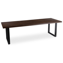 Стол раскладной Mebel Elite Edwin 160/260 (Walnut/Black) Thumb