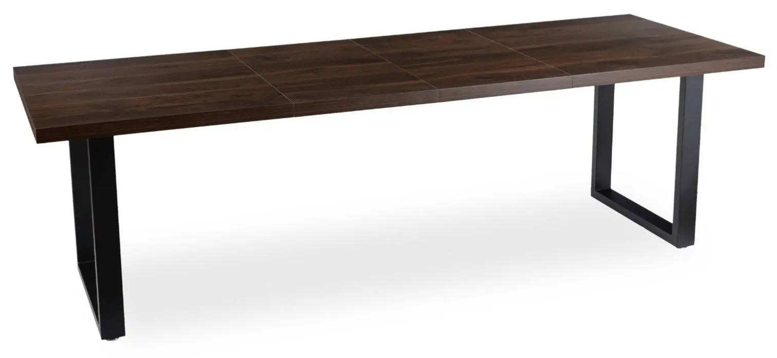 Стол раскладной Mebel Elite Edwin 160/260 (Walnut/Black) - 4