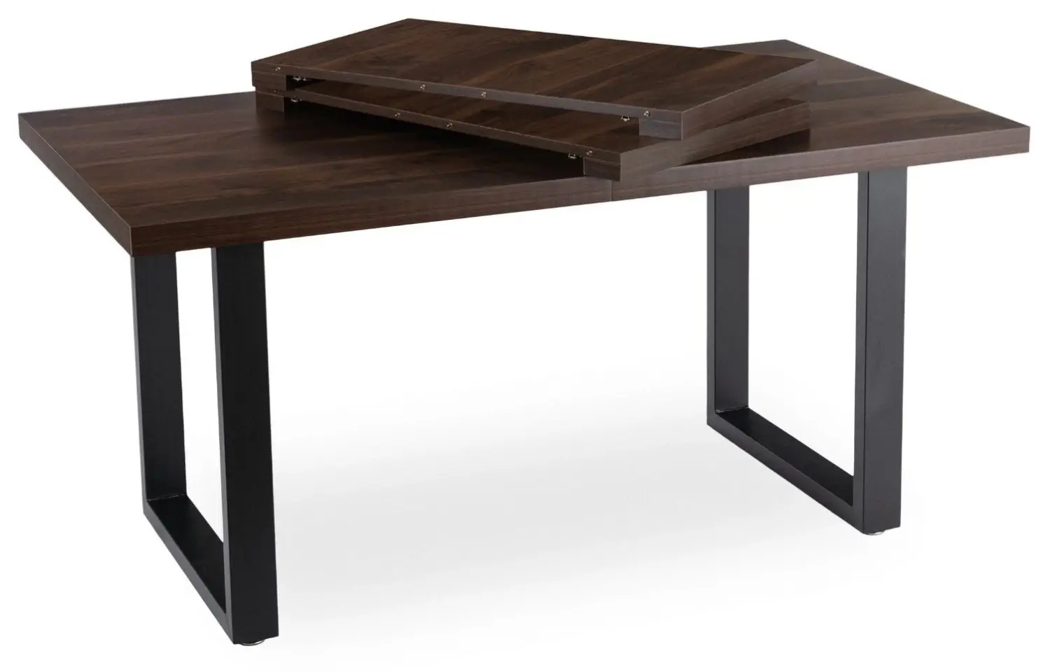 Стол раскладной Mebel Elite Edwin 160/260 (Walnut/Black) - 6