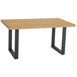 Masa extensibila Mebel Elite Edwin 160/260x77 (Craft Oak Golden/Black) Thumb