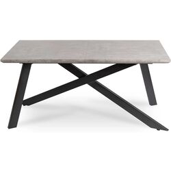 Стол раскладной Mebel Elite Hamilton 160/200x74 (Concrete/Black) Thumb