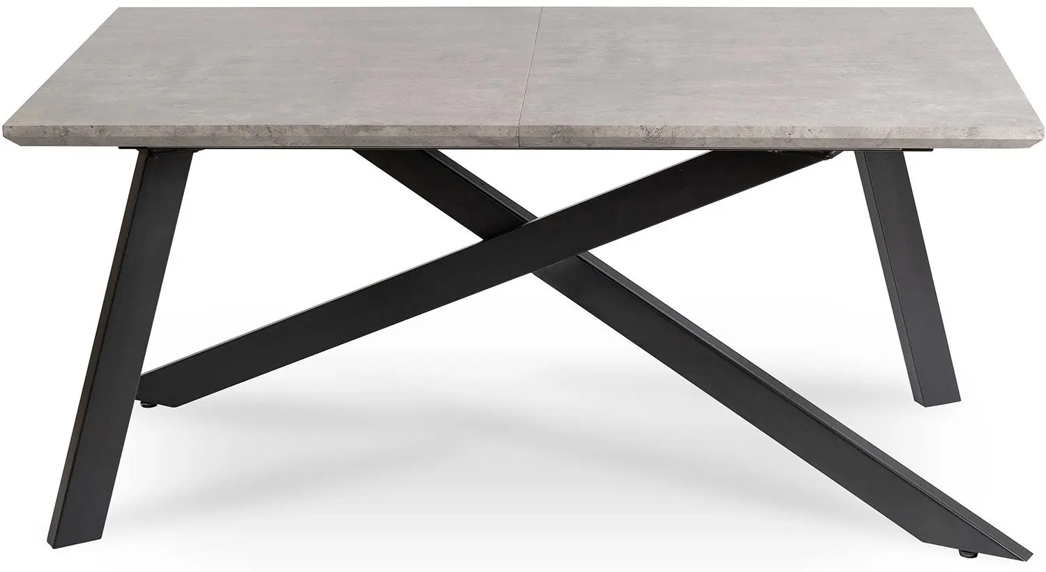 Стол раскладной Mebel Elite Hamilton 160/200x74 (Concrete/Black) - 3