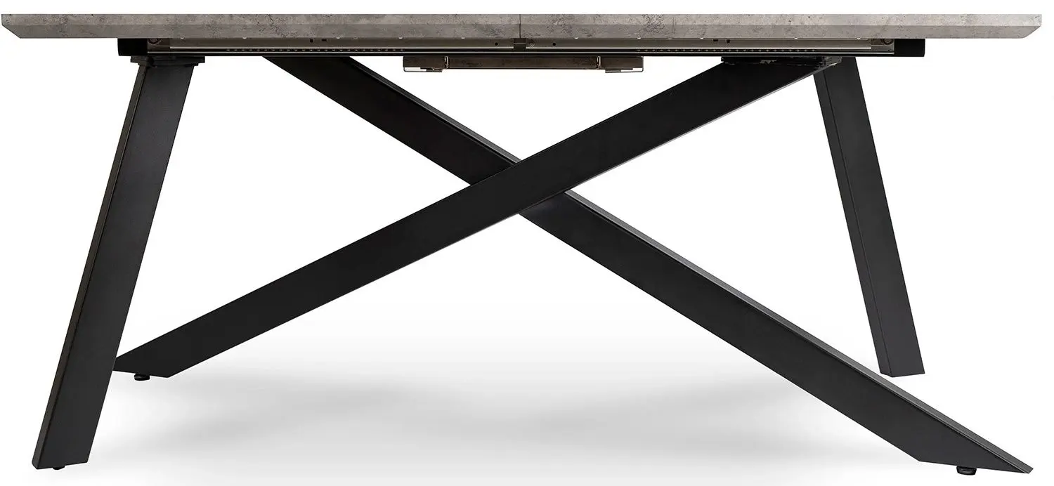 Стол раскладной Mebel Elite Hamilton 160/200x74 (Concrete/Black) - 6