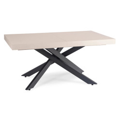 Masa extensibila Mebel Elite Hampton 160-240 (Cashmere/Black) Thumb