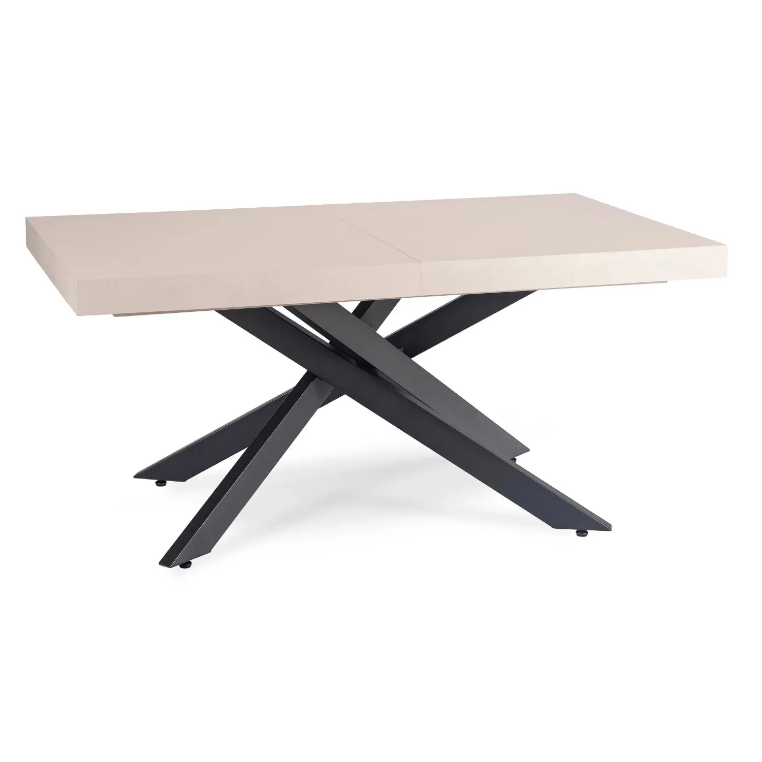Masa extensibila Mebel Elite Hampton 160-240 (Cashmere/Black) - 2