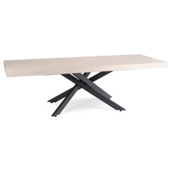 Masa extensibila Mebel Elite Hampton 160-240 (Cashmere/Black) Thumb
