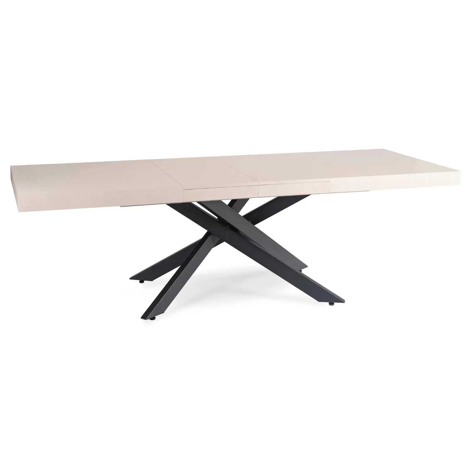 Masa extensibila Mebel Elite Hampton 160-240 (Cashmere/Black) - 4