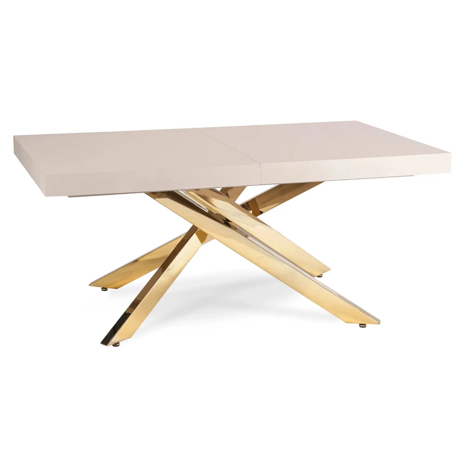 Masa extensibila Mebel Elite Hampton 160-240 (Cashmere/Gold) - 2