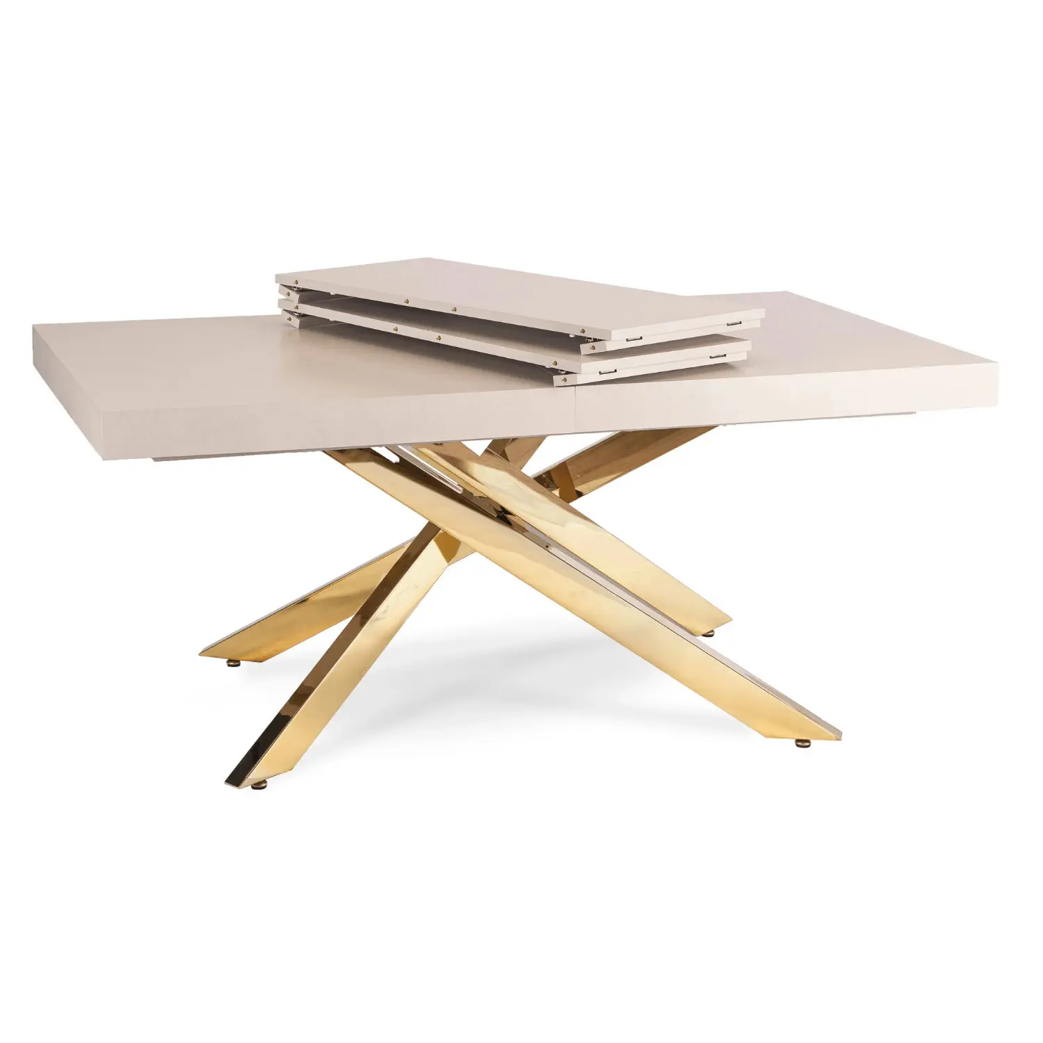 Masa extensibila Mebel Elite Hampton 160-240 (Cashmere/Gold) - 3