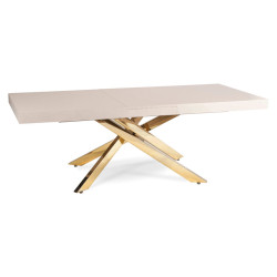 Masa extensibila Mebel Elite Hampton 160-240 (Cashmere/Gold) Thumb