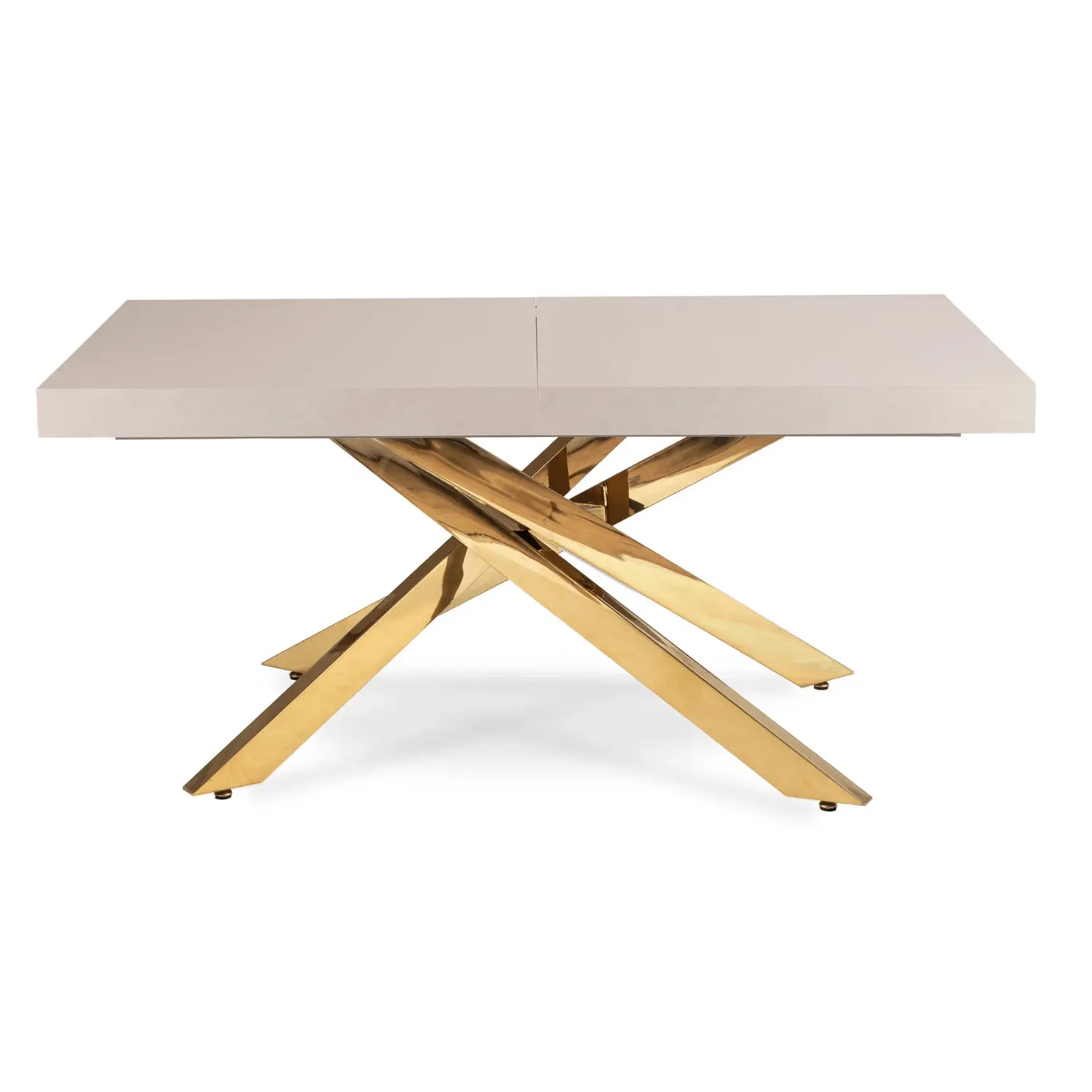 Masa extensibila Mebel Elite Hampton 160-240 (Cashmere/Gold) - 6