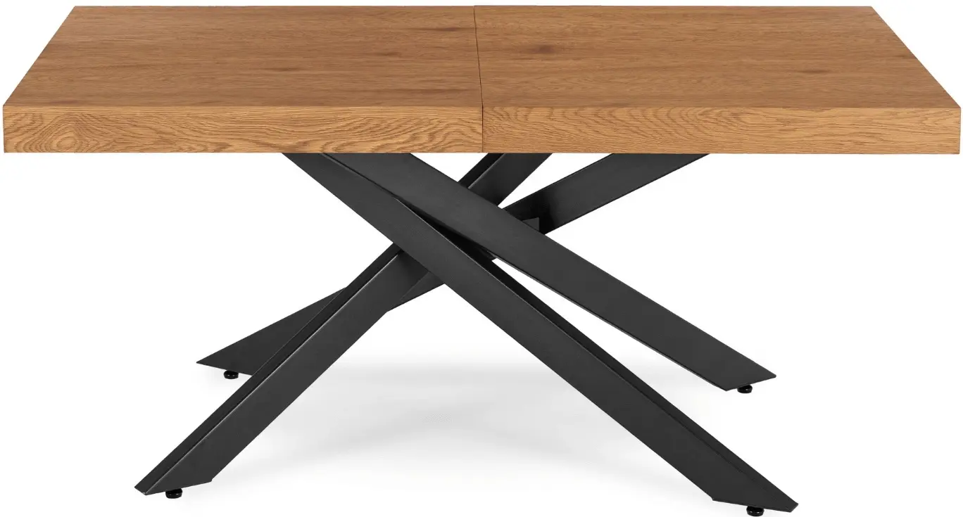 Стол раскладной Mebel Elite Hampton 160/240 (Golden Oak/Black) - 2