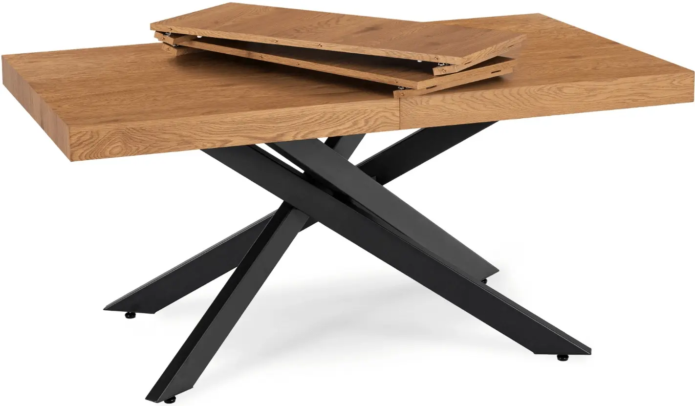 Стол раскладной Mebel Elite Hampton 160/240 (Golden Oak/Black) - 3