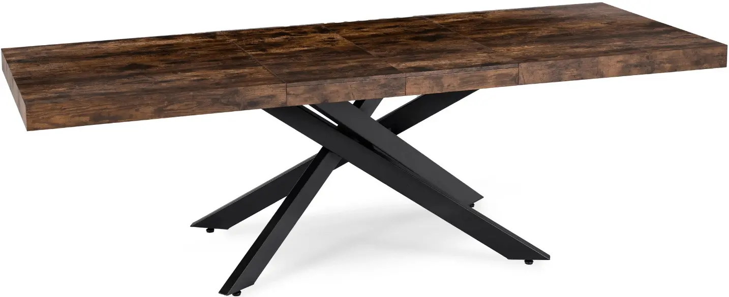 Стол раскладной Mebel Elite Hampton 160/240 (Rustic Oak/Black) - 4