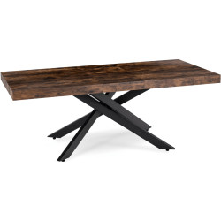 Стол раскладной Mebel Elite Hampton 160/240 (Rustic Oak/Black) Thumb